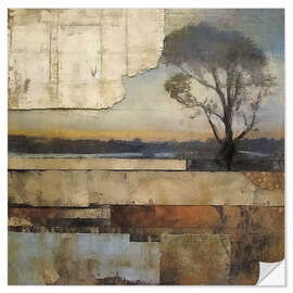 Vinilo para la pared Rustic Collage I