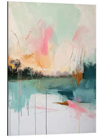 Magnettafel Abstrakter Sonnenaufgang VII