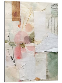 Alubild  Blütenblatt-Collage VI - RileyB