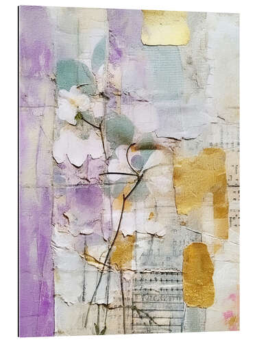 Gallery print Golden Lilac Collage VII