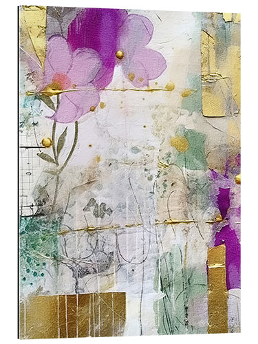 Gallery print Golden Lilac Collage VIII