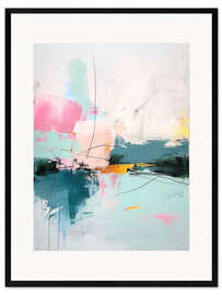 Impression artistique encadrée Abstract Sunrise IX