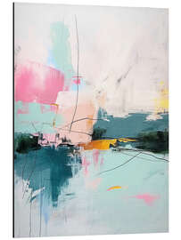 Magnettafel Abstrakter Sonnenaufgang IX