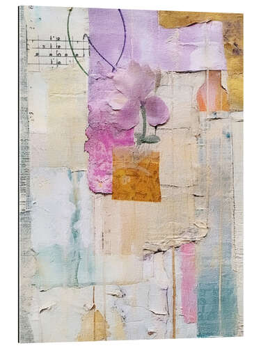 Gallery print Golden Lilac Collage IX