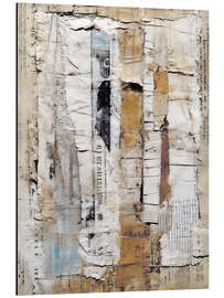 Magnettafel Scrappy Abstract III