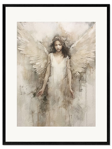 Ingelijste kunstdruk Graceful Angel