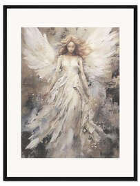 Gerahmter Kunstdruck Engel der inneren Stärke
