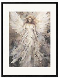 Ingelijste kunstdruk Angel of inner strength