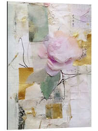 Magnettafel Goldene Flieder-Collage X