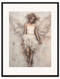 Gerahmter Kunstdruck Engel der Liebe