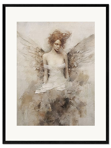 Ingelijste kunstdruk Angel of Peace