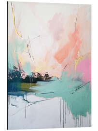 Magnettafel Abstrakter Sonnenaufgang XII