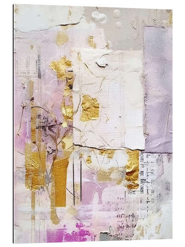 Gallery print Golden Lilac Collage XI