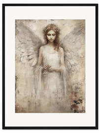 Gerahmter Kunstdruck Engel des Muts