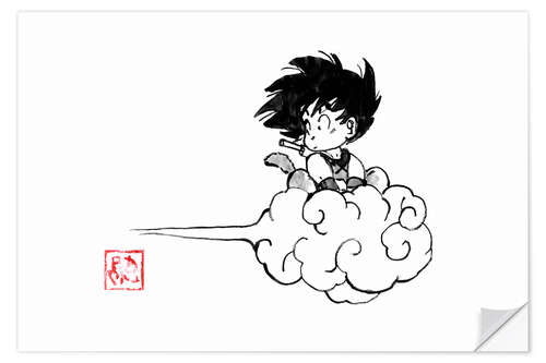 Wall sticker Ukiyo-e Dragon Ball