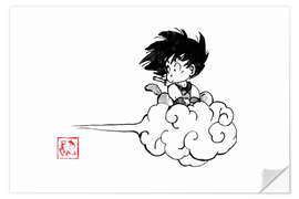 Wandsticker Ukiyo-e Dragon Ball