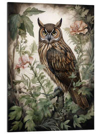 Gallery print Botanical Owl