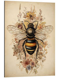 Tableau en aluminium Boho Bee on Wild Flowers - Olga Telnova