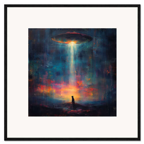 Framed art print Take me with you