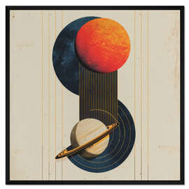 Gerahmter Kunstdruck Der Tanz des Planeten