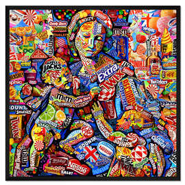 Gerahmter Kunstdruck Raffaellka