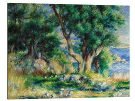 Tableau en plexi-alu Landscape on the Coast, near Menton, 1883