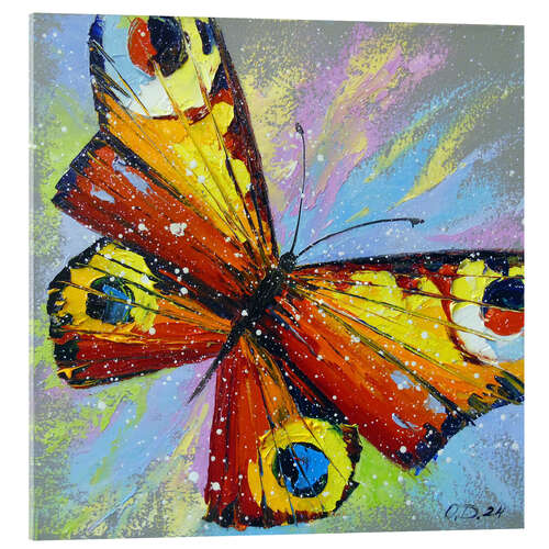 Acrylic print Butterfly Elegance