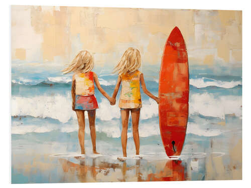 Foam board print Surfboard Kids II