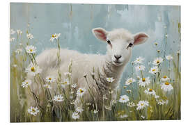 Foam board print Spring lamb