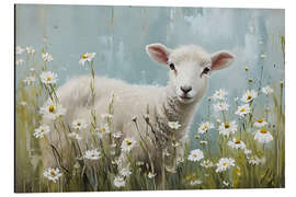 Magnettafel Frühlingslamm
