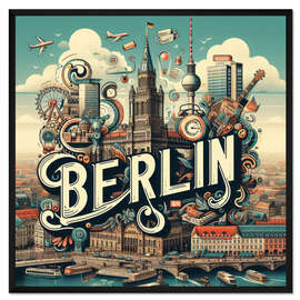 Gerahmter Kunstdruck Berlin, Germany