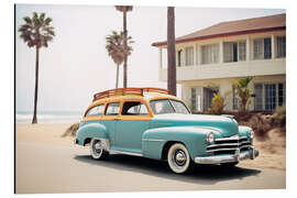 Magnettafel California Dreaming - Nostalgisches Auto