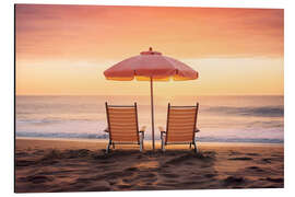 Magnettafel California Dreaming - Beide mit Blick auf den Ozean