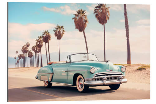 Tableau en aluminium California Dreaming - On the California Road