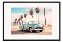 Gerahmter Kunstdruck California Dreaming - California Road