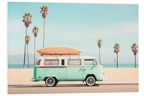 Tableau en PVC California Dreaming - Pacific Van