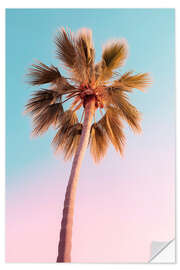 Wall sticker California Dreaming - The Pastel Palm