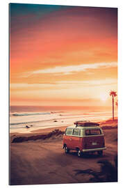 Gallery Print California Dreaming - Van am Sonnenuntergang