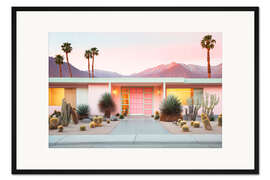 Gerahmter Kunstdruck California Dreaming - Retro Palm Springs