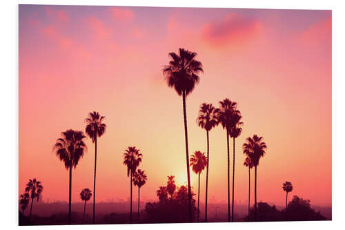 Foam board print California Dreaming - Los Angeles Lights