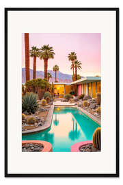Gerahmter Kunstdruck California Dreaming - Mid-Century Magic