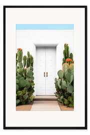 Gerahmter Kunstdruck California Dreaming - Palm Springs in Weiß