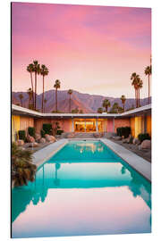 Magnettafel California Dreaming - Mid-Century Pool