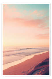 Poster California Dreaming - Pastel Horizon - Philippe HUGONNARD