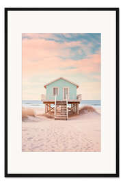 Gerahmter Kunstdruck California Dreaming - Pacific Sunset Beach