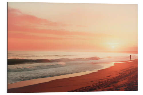 Aluminium print California Dreaming - Serene Sunset