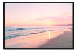 Gerahmter Kunstdruck California Dreaming - Gelassenheit bei Sonnenuntergang