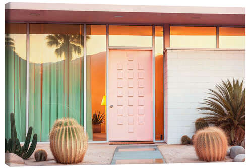 Leinwandbild California Dreaming - Palm Springs-Stil