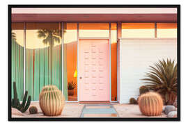 Gerahmter Kunstdruck California Dreaming - Palm Springs-Stil