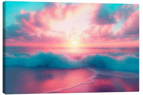 Canvas print California Dreaming - Pastel Perfection